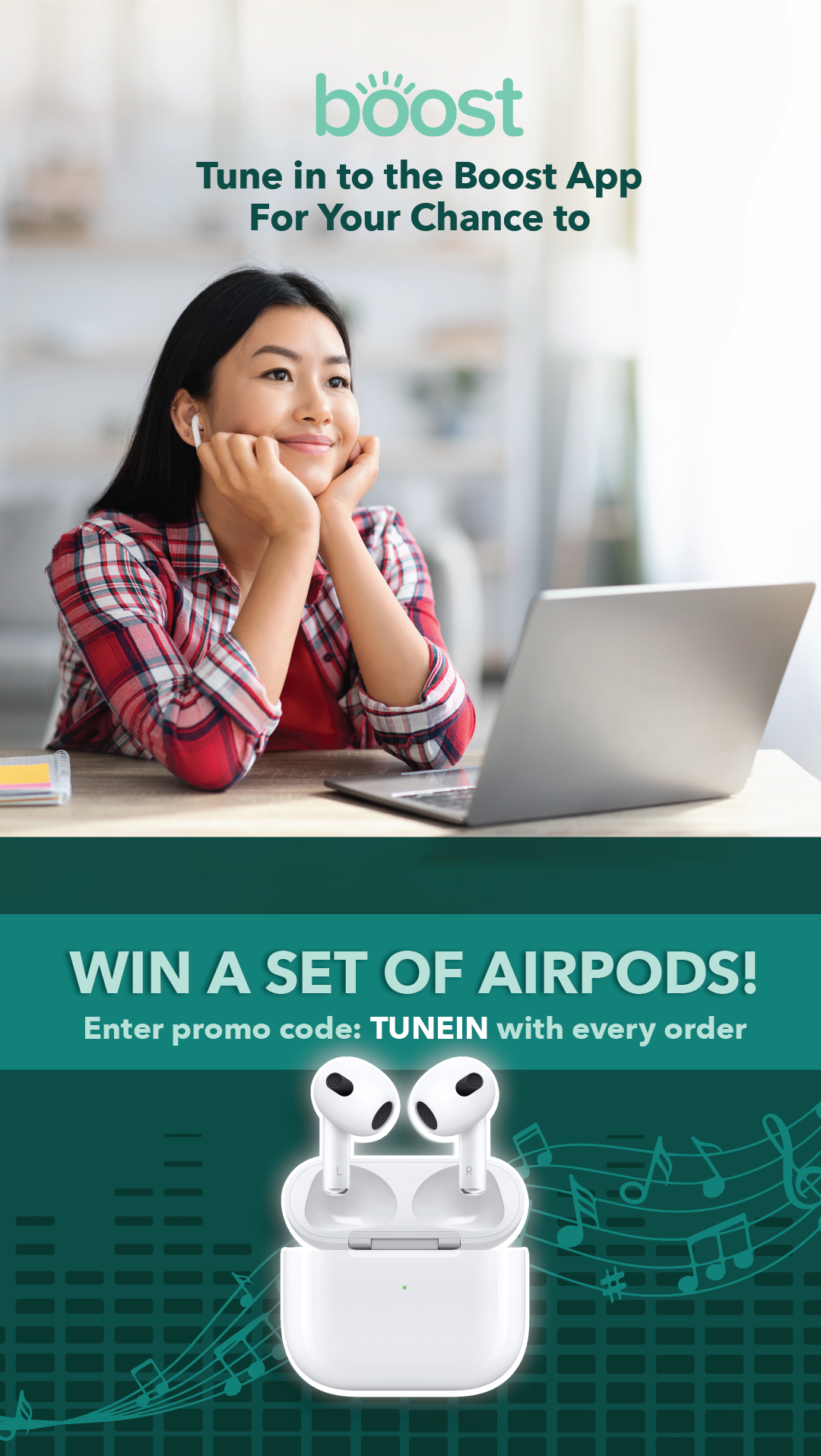 Boost Airpods Giveaway